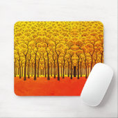 Tapis De Souris Forêt d'automne dorée (Avec souris)
