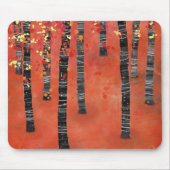 Tapis De Souris Forêt de Birch Tree (Devant)