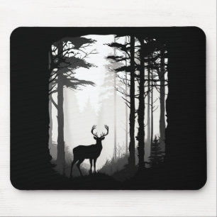 Tapis De Souris Forêt de cerfs faune