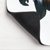 Tapis De Souris Forêt de nuit Bigfoot (Coin)