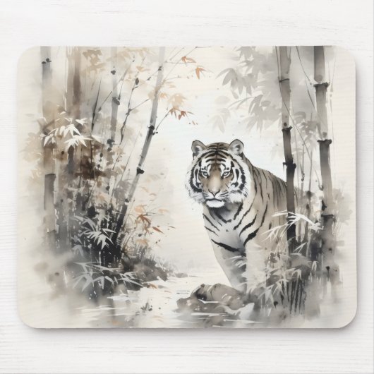 Tapis De Souris Forêt de Tiger Bamboo (Devant)