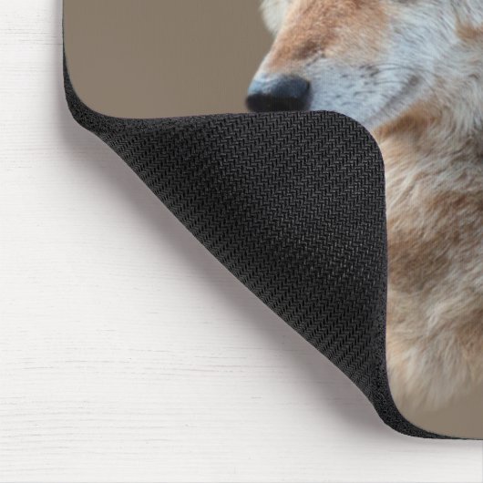 Tapis De Souris Forêt de Wolf Head Double exposition (Coin)