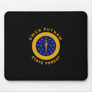 Tapis De Souris Forêt d'État d'Owen Putnam Indiana En Voyage Vacan
