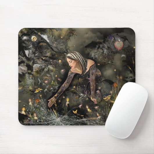 Tapis De Souris Forêt enchantée (Avec souris)