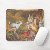 Tapis De Souris Forêt enchantée par l'artiste John Anster Fitzgera (Avec souris)
