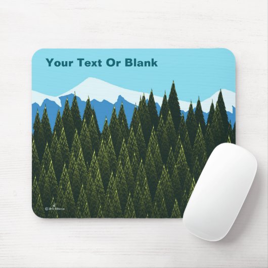 Tapis De Souris Forêt fractale (Avec souris)