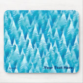 Tapis De Souris Forêt fractale bleue (Devant)