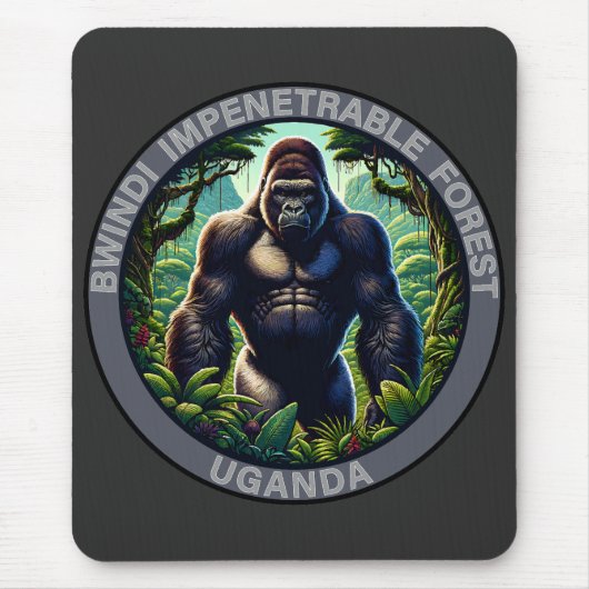 Tapis De Souris Forêt impénétrable de Bwindi Ouganda (Devant)