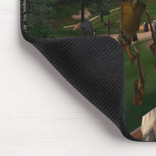 Tapis De Souris Forêt interdite 3 rétro Mousepad (Coin)