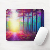 Tapis De Souris Forêt mystique Mousepad (Avec souris)