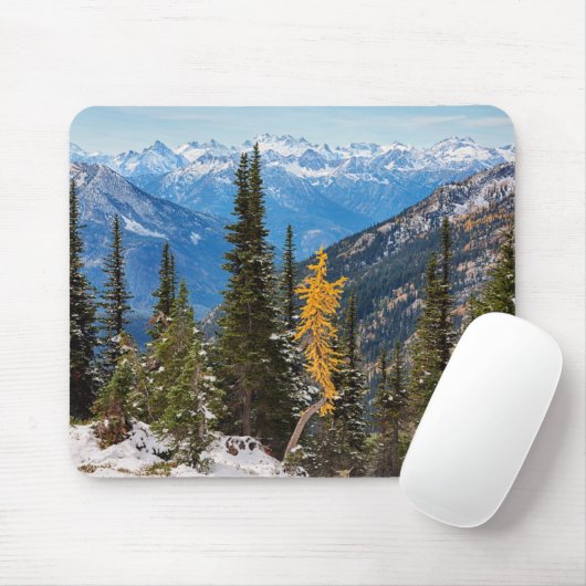 Tapis De Souris Forêt nationale de Wenatchee (Avec souris)