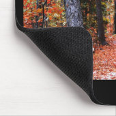 Tapis De Souris Forêt peinte sentier d'automne Cadeaux d'aquarelle (Coin)