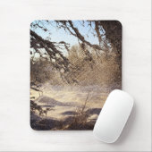 Tapis De Souris Forêt primitive de pins (Avec souris)