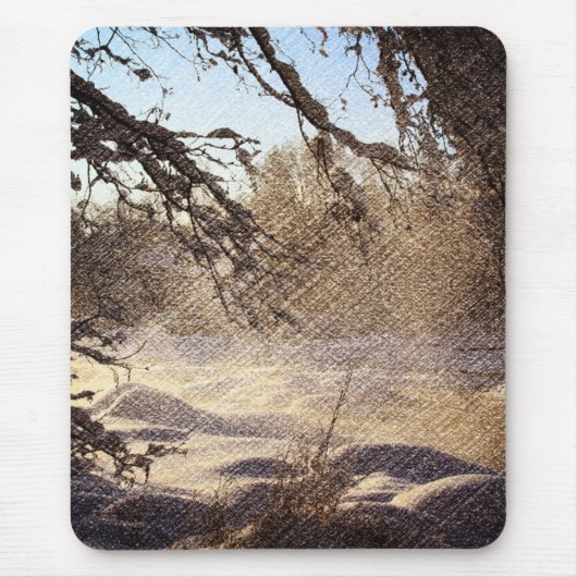 Tapis De Souris Forêt primitive de pins (Devant)