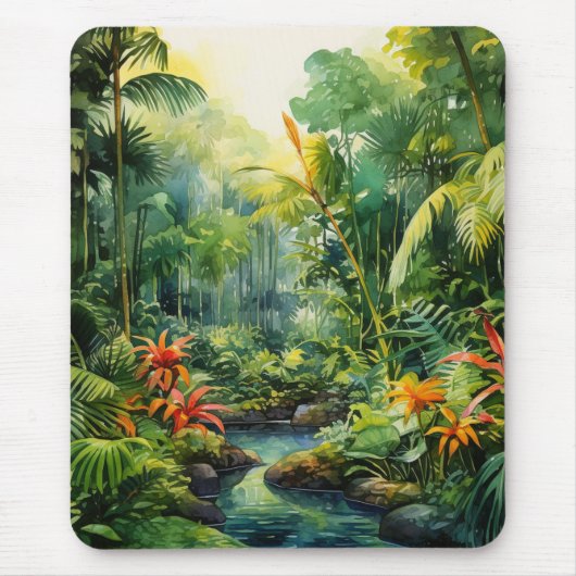 Tapis De Souris Forêt tropicale (Devant)