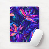 Tapis De Souris Forêt tropicale de minuit (Avec souris)