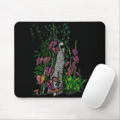 Tapis De Souris Forêt tropicale néon (Avec souris)