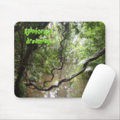 Tapis De Souris Forêt tropicale rêvant Mousepad (Avec souris)