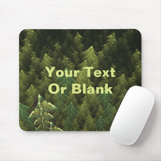 Tapis De Souris Forêt verte (Avec souris)