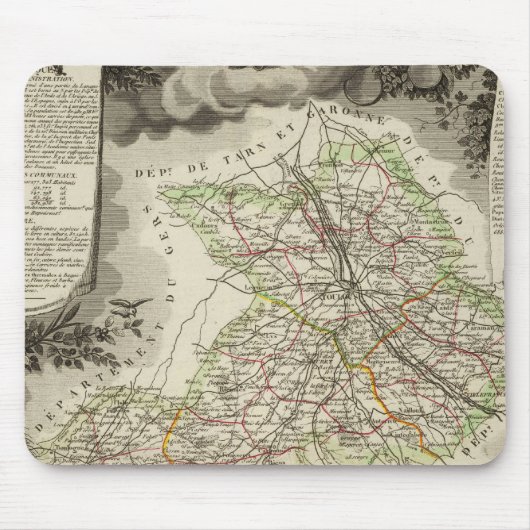 Tapis De Souris Forêts, villes, villes (Devant)