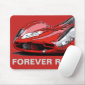 TAPIS DE SOURIS FOREVER RED (Avec souris)