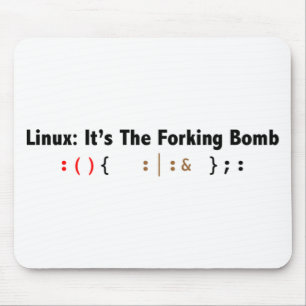 Tapis De Souris fork_bomb_black.png