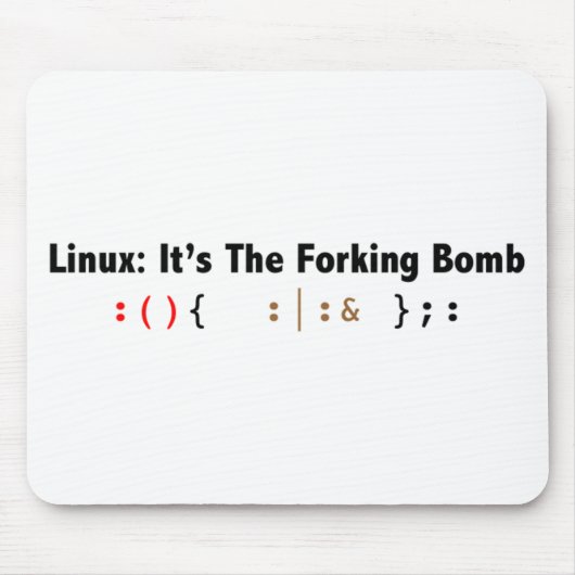 Tapis De Souris fork_bomb_black.png (Devant)