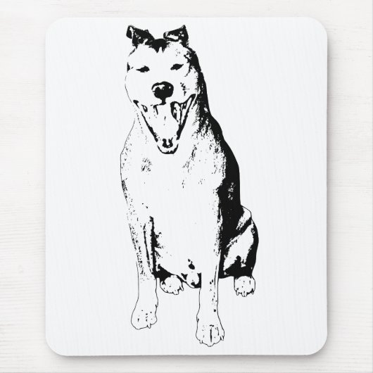 Tapis De Souris Forme assise structurée (Devant)