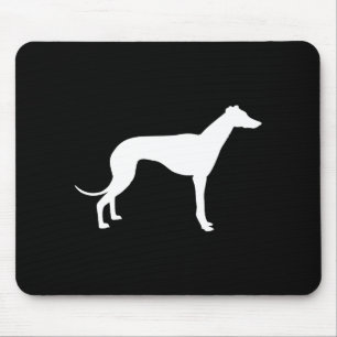 Tapis De Souris Forme noir et blanc de Greyhound
