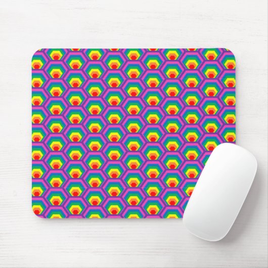 Tapis De Souris Formes colorées Abstraites (Avec souris)