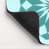 Tapis De Souris Formes de diamant en Mandala Turquoise Turquoise (Coin)