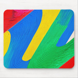 Tapis De Souris Formes de Zigzag colorées