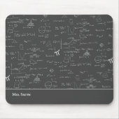 Tapis De Souris Formes d'enseignant en mathématiques Algebra Offic (Devant)
