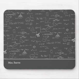 Tapis De Souris Formes d'enseignant en mathématiques Algebra Offic