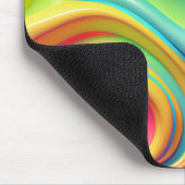 Tapis De Souris Formes en plastique arc-en-ciel (Coin)