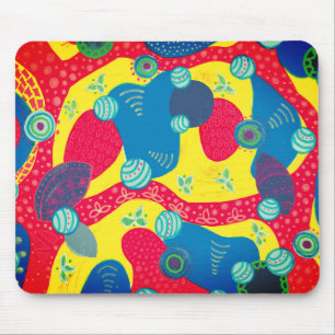 Tapis De Souris Formes et formes créatives Art Abstrait original