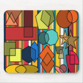 Tapis De Souris Formes et lignes Bauhaus (Devant)