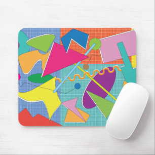 Tapis de souris formes graphiques abstraites color