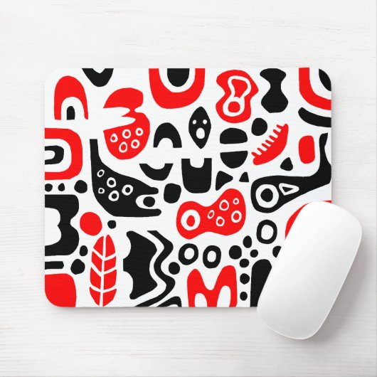 Tapis De Souris Formes - Sur blanc (Avec souris)