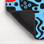 Tapis De Souris Formes - Sur bleu pâle (Coin)