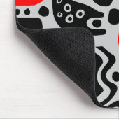 Tapis De Souris Formes - sur gris-clair (Coin)