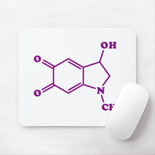 Tapis De Souris Formule chimique moléculaire adrénochrome (Avec souris)