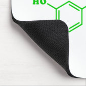Tapis De Souris Formule chimique moléculaire d'adrénaline (Coin)