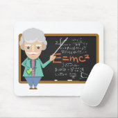 Tapis De Souris Formule EMC2 du professeur de sciences (Avec souris)