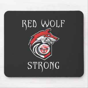 Tapis De Souris Fort du loup rouge