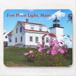 Tapis De Souris Fort Point Light, Maine Mousepad