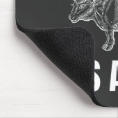 Tapis De Souris Forte comme un boeuf (Coin)