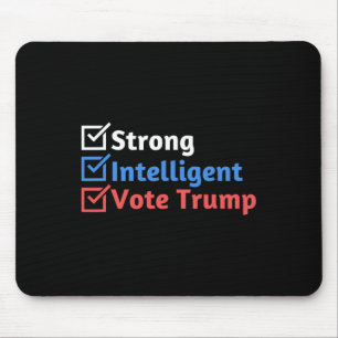 Tapis De Souris Forte Femmes Intelligentes Pour Trump Girl Checlis