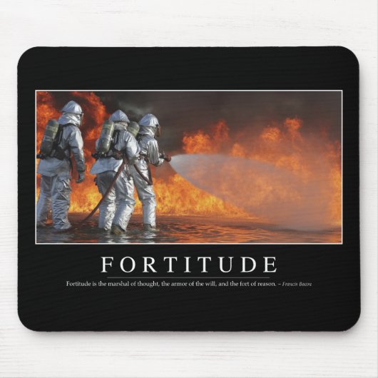 Tapis De Souris Fortitude : Citation Inspirationnelle (Devant)