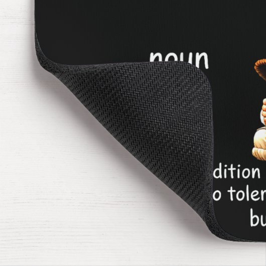 Tapis De Souris Fortose Intolerant Definition Funny Gnome Coffee (Coin)